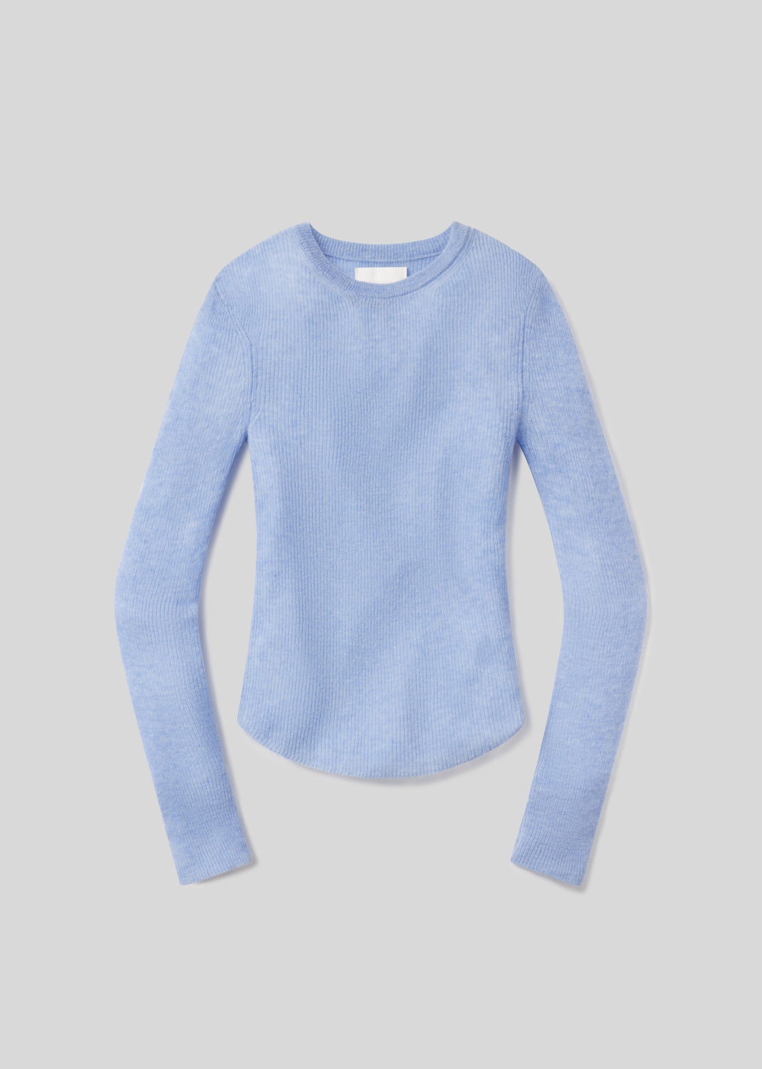 Alessia Crewneck Sweater in Heather Robin flat