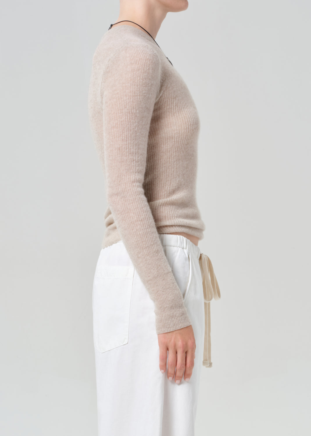 Alessia Crewneck Sweater in Oatmeal – Citizens of Humanity