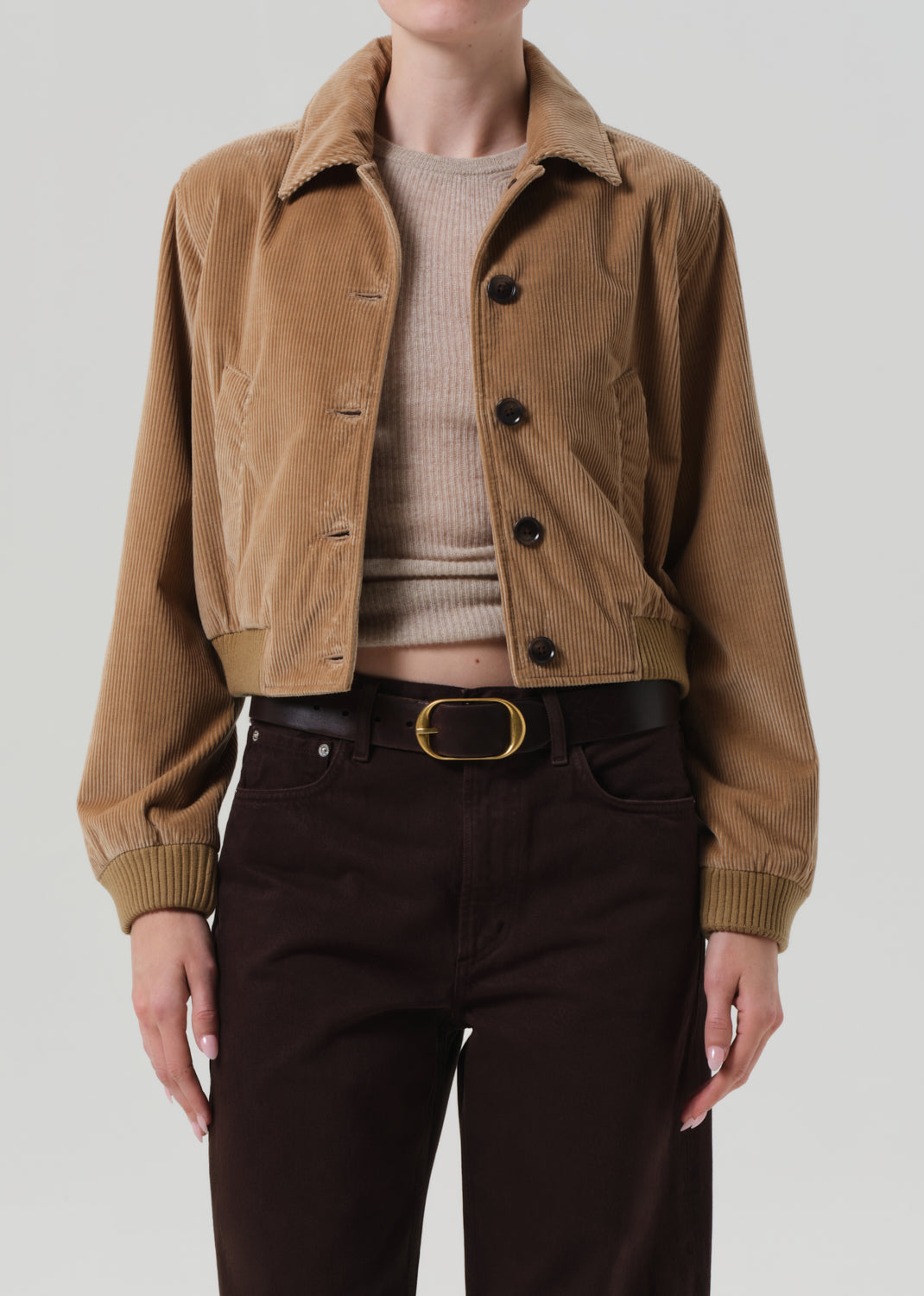 Lola Eve Bomber in Amber