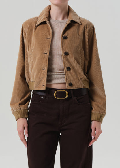 Lola Eve Bomber in Amber