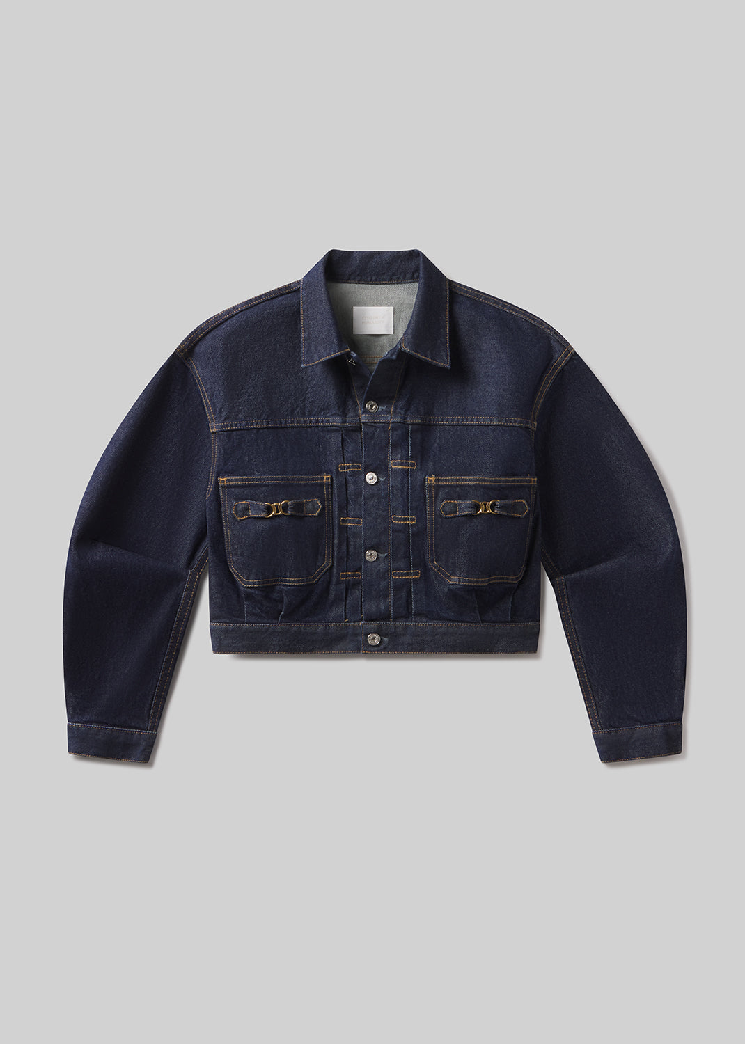 Alma Jacket With Horsebit in Helia flat