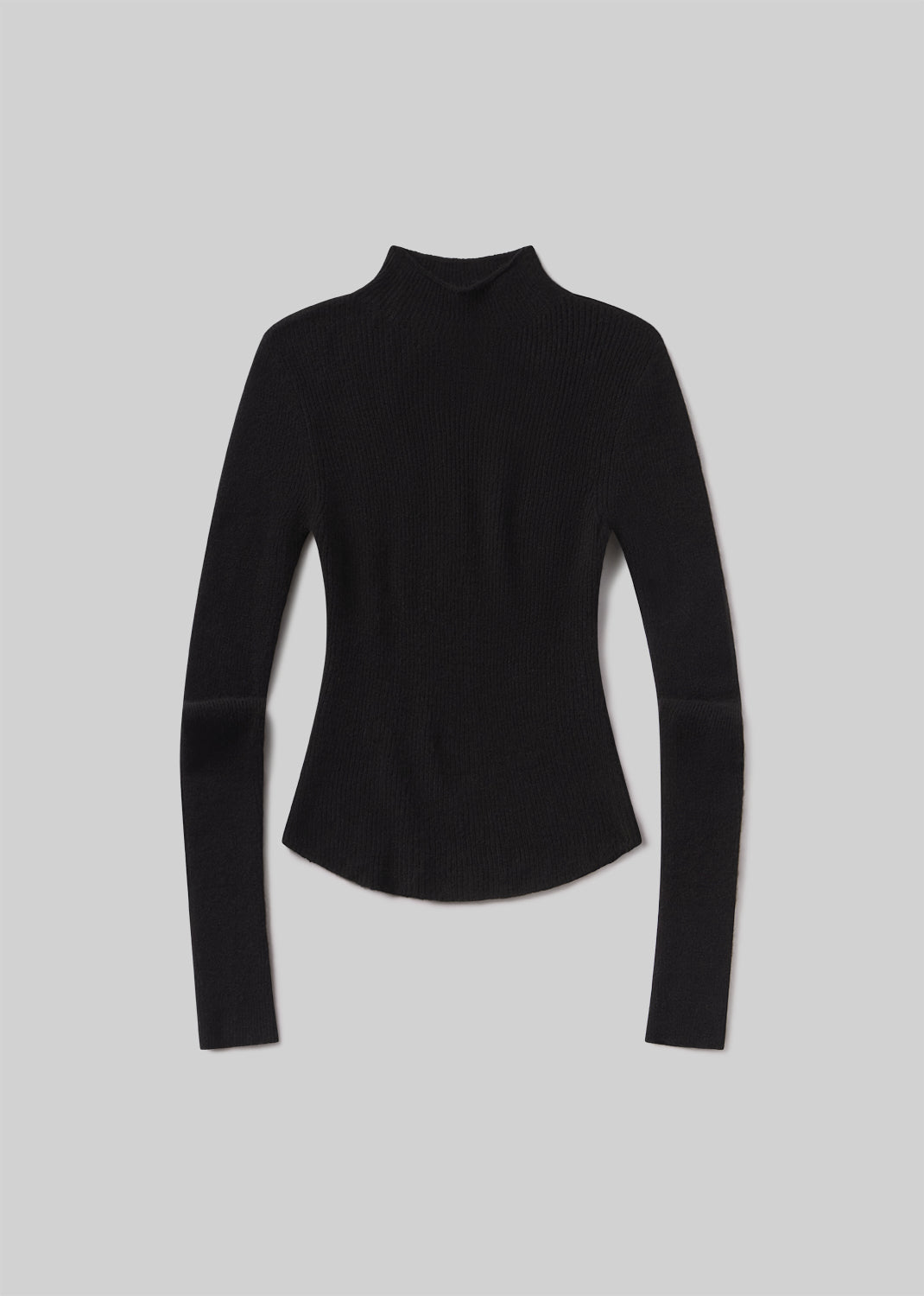 Nara Turtleneck in Black flat