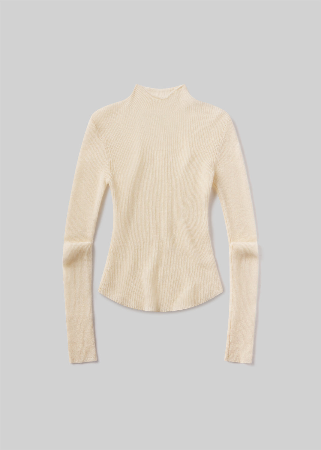 Nara Turtleneck in Bone flat