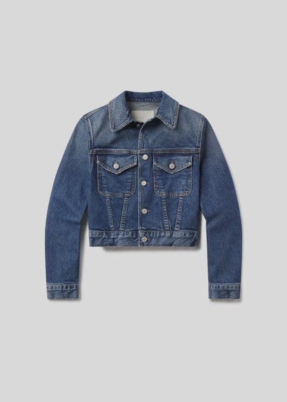 Charisse Shrunken Jacket in Briar flat