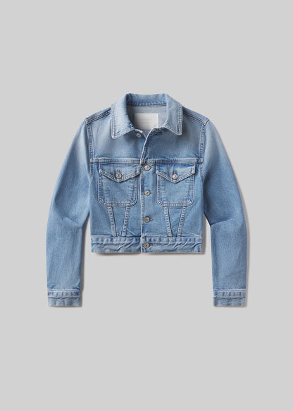 Charisse Shrunken Jacket in Sparrow flat