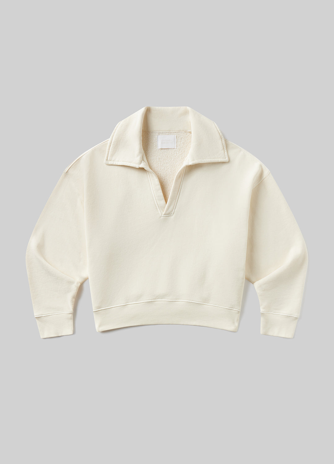 TRAPEZE PULLOVER IN CREAM FLAT