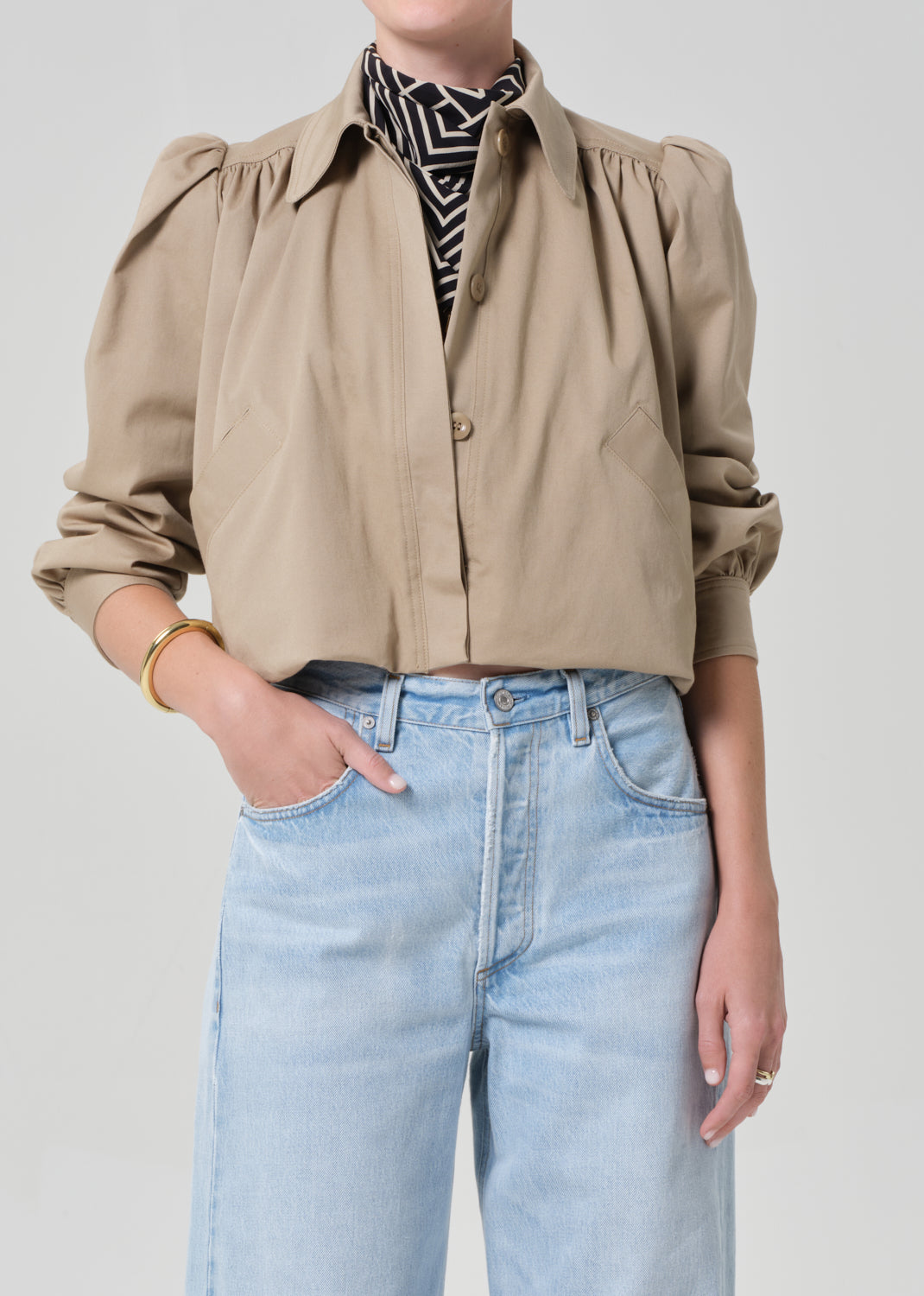 Everly Shirred Crop Jacket
In Catalina from Citizens of Humanity - $398