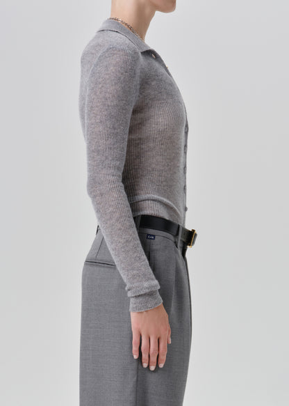 Paloma Cardigan Sweater in Heather Grey