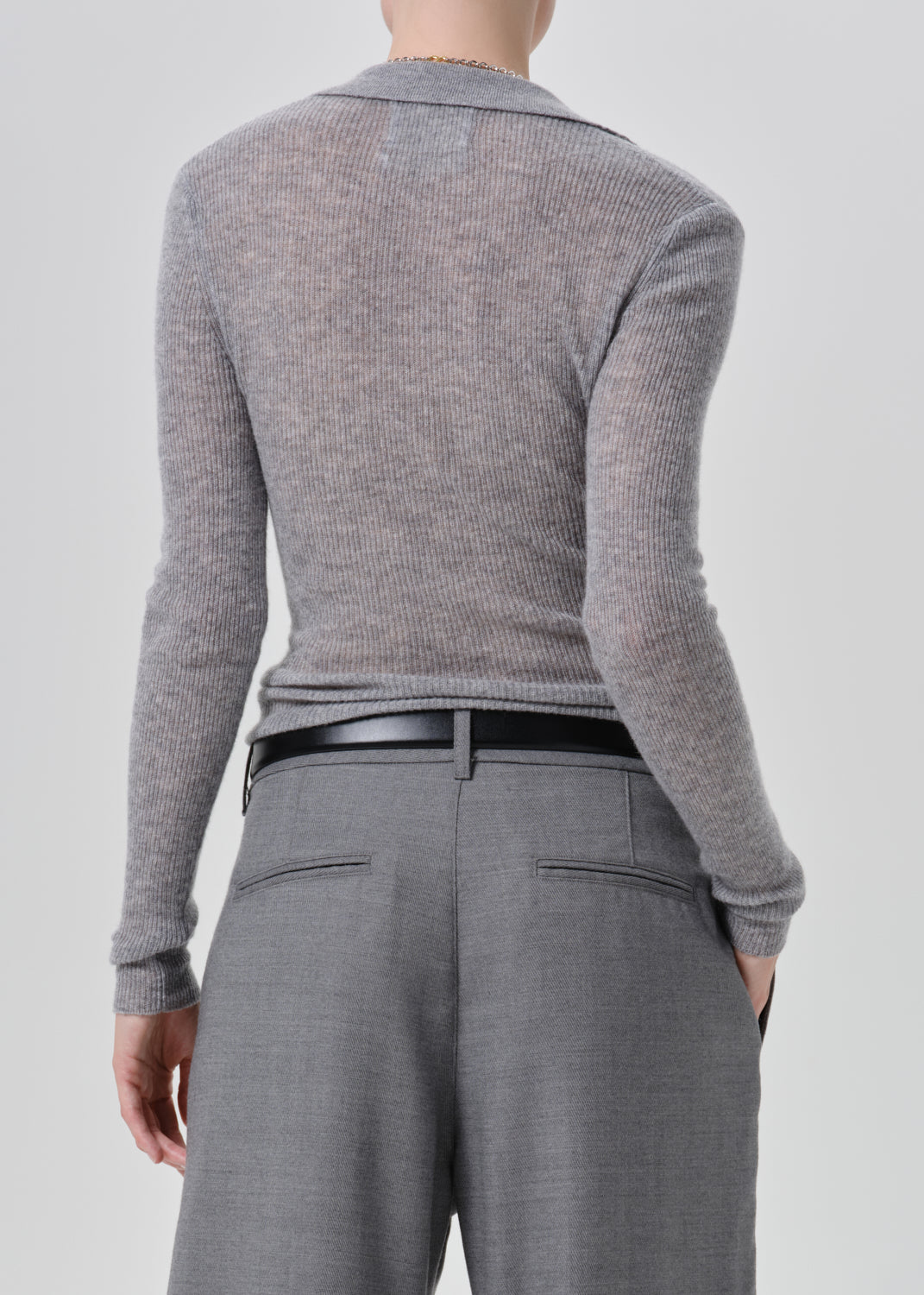 Paloma Cardigan Sweater in Heather Grey