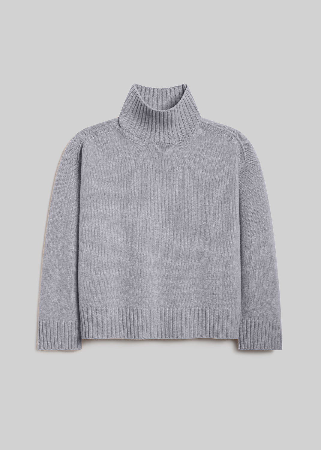 Scout Turtleneck Sweater in Heather Grey