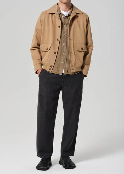 Hayden Relaxed Utility Pant in Charred Cedar front