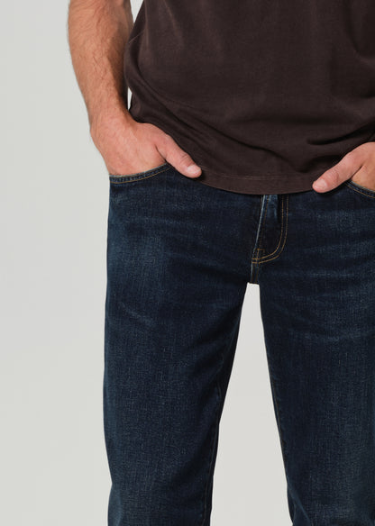 London Tapered Slim Cashmere Denim in Prospect detail