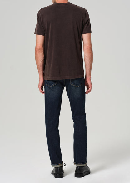 London Tapered Slim Cashmere Denim in Prospect back