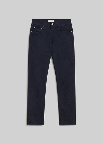London Tapered Slim Tropical Denim in Rinse