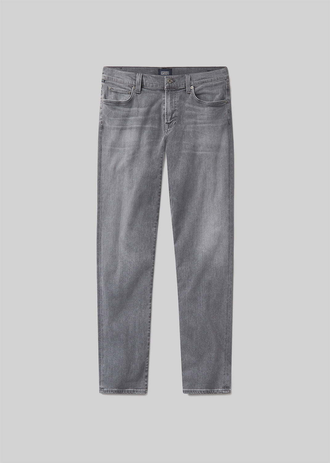 London Slim Taper Cashmere Denim in Sycamore flat