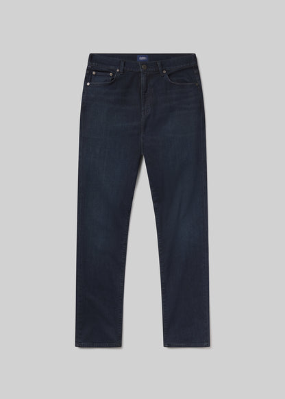 London Tapered Slim Tropical Denim in Veil flat