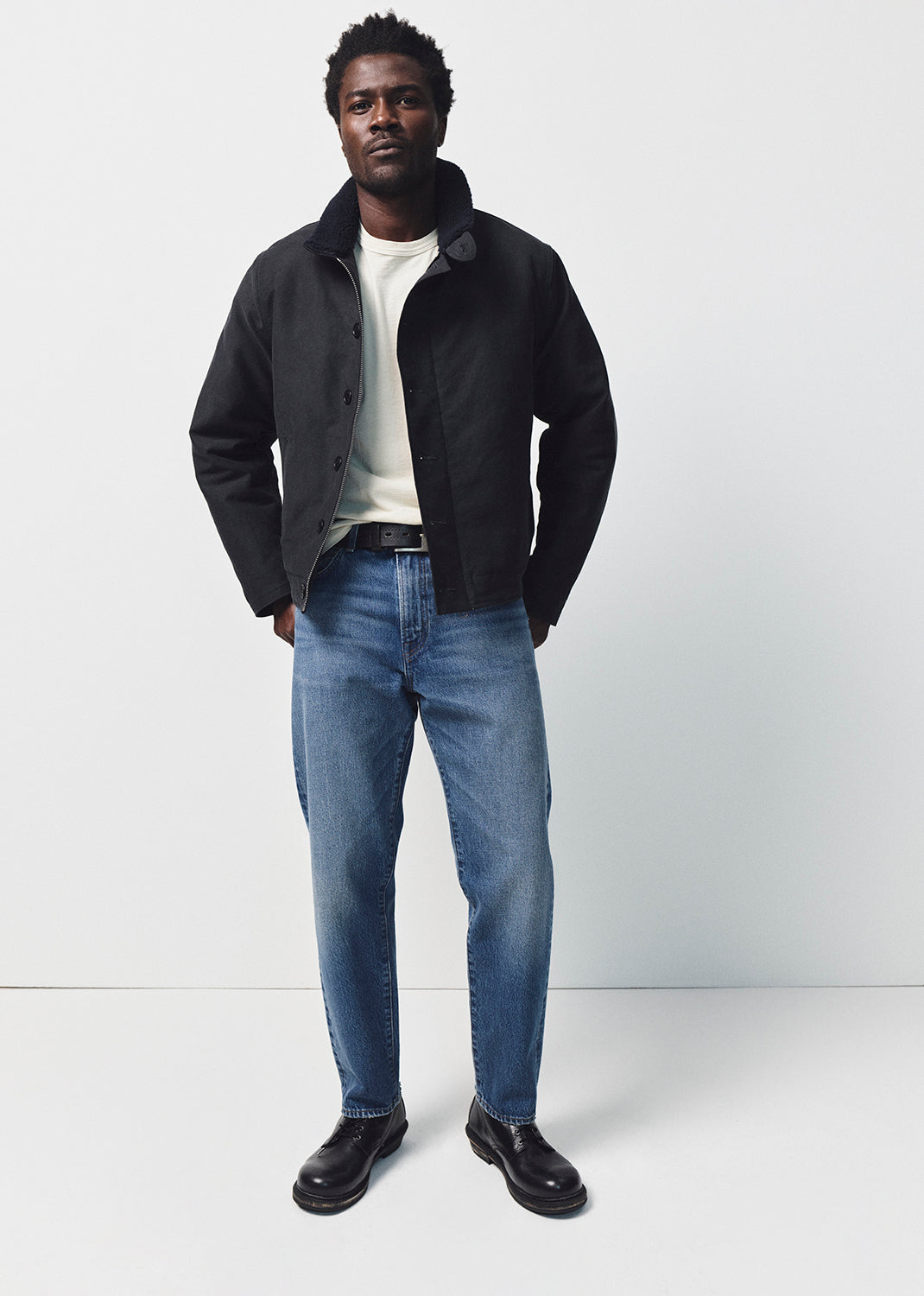 Ando Relaxed in Mid Blue