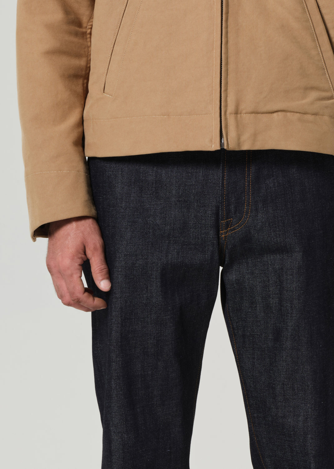 Ando Relaxed Japanese Selvedge in Raw Selvedge detail