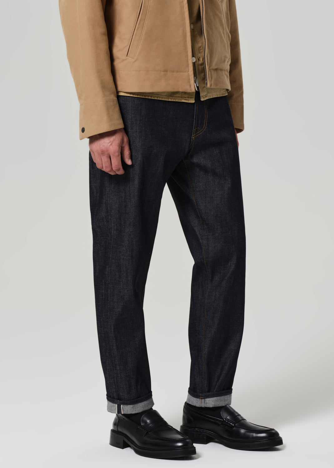 Ando Relaxed Japanese Selvedge in Raw Selvedge front