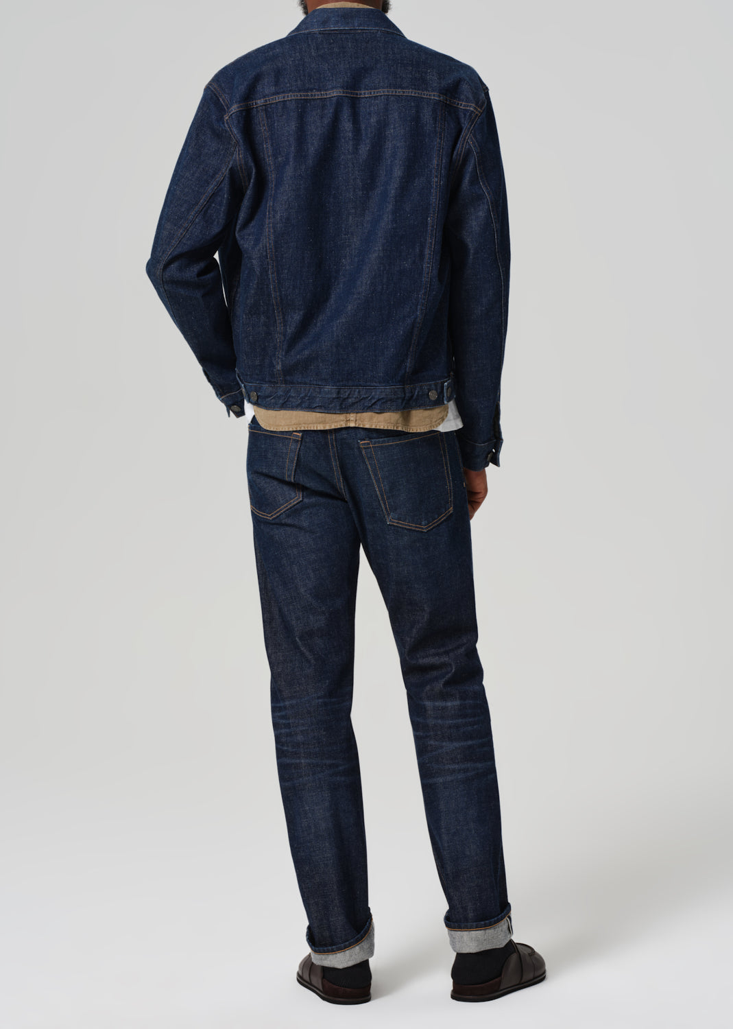 Ando Relaxed Japanese Selvedge in Caldwell back