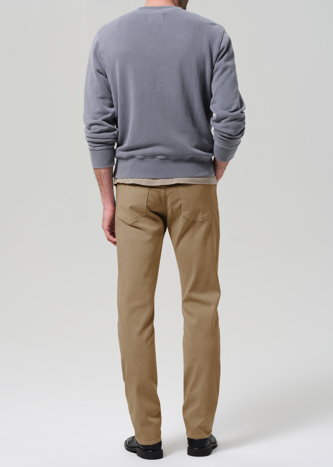 Gage Slim Straight Soft Weft in Heirloom back