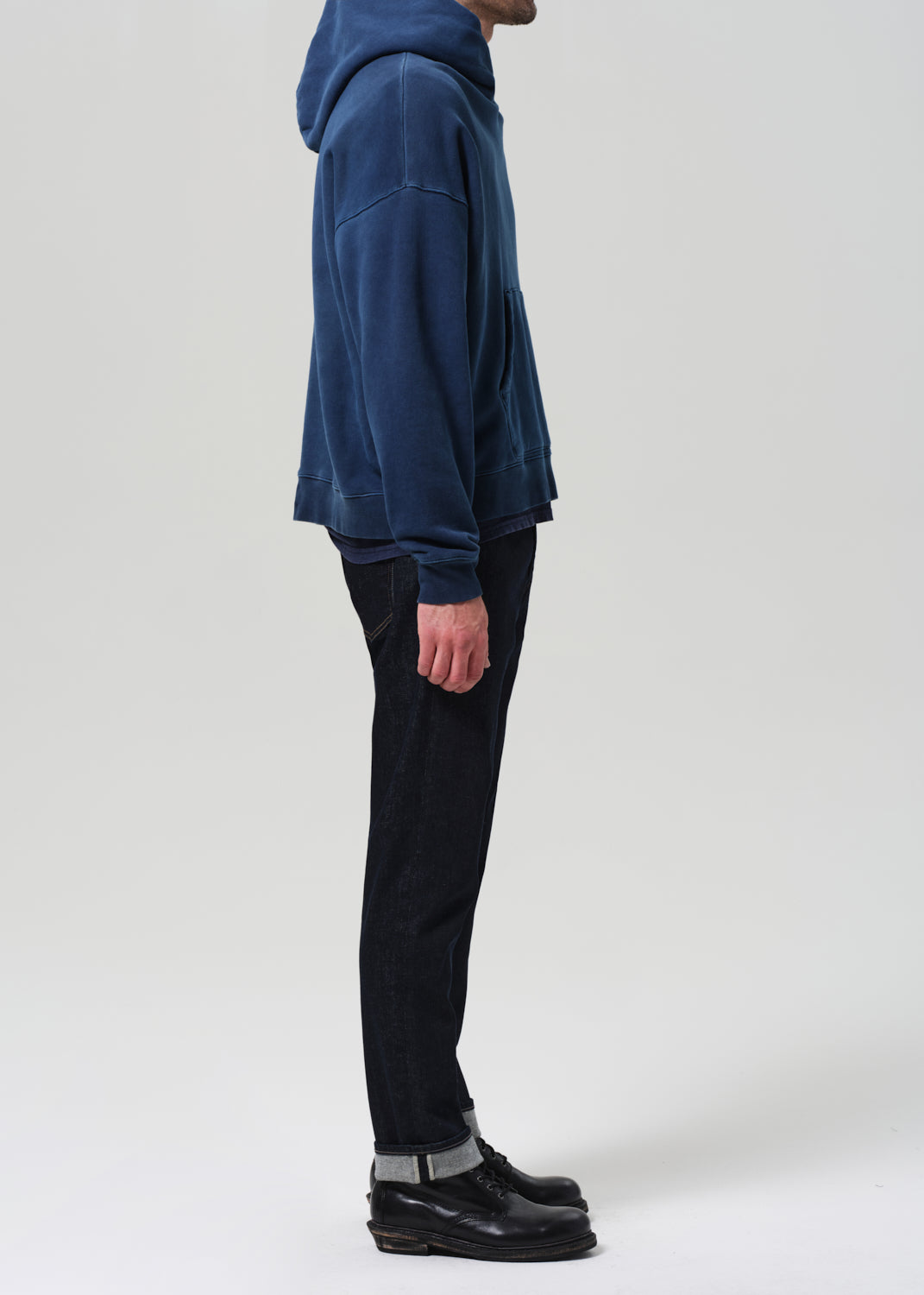 Gage Slim Straight Archive in Amaro side