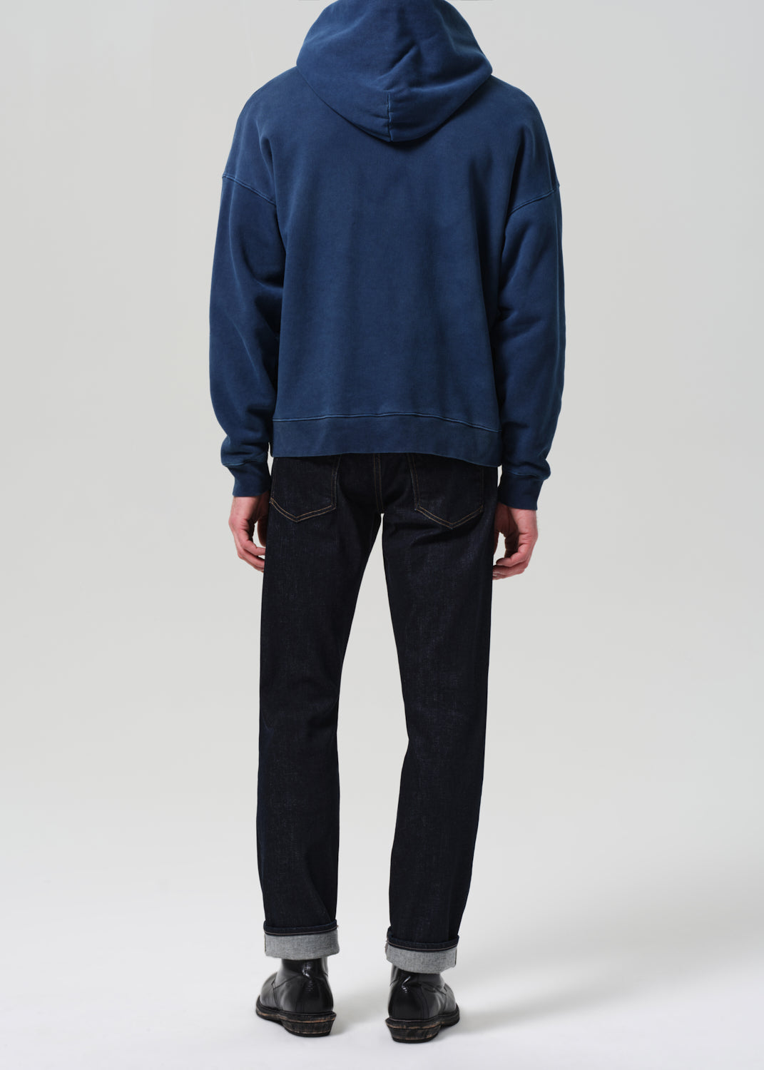 Gage Slim Straight Archive in Amaro back