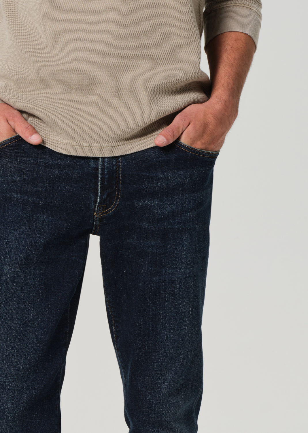 Gage Slim Straight Cashmere Denim in Prospect detail