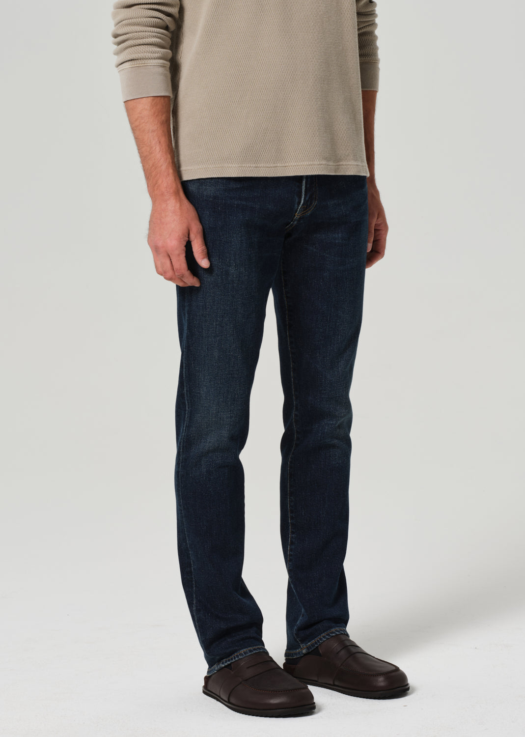 Gage Slim Straight Cashmere Denim in Prospect front