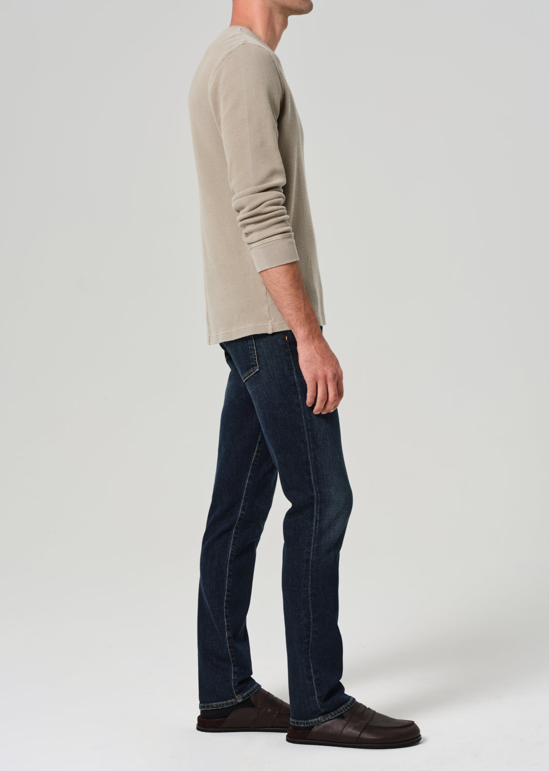 Gage Slim Straight Cashmere Denim in Prospect side