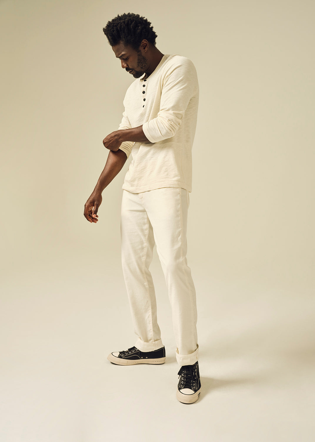 Citizens Of Humanity Gage Slim Straight Stretch Linen - Dune