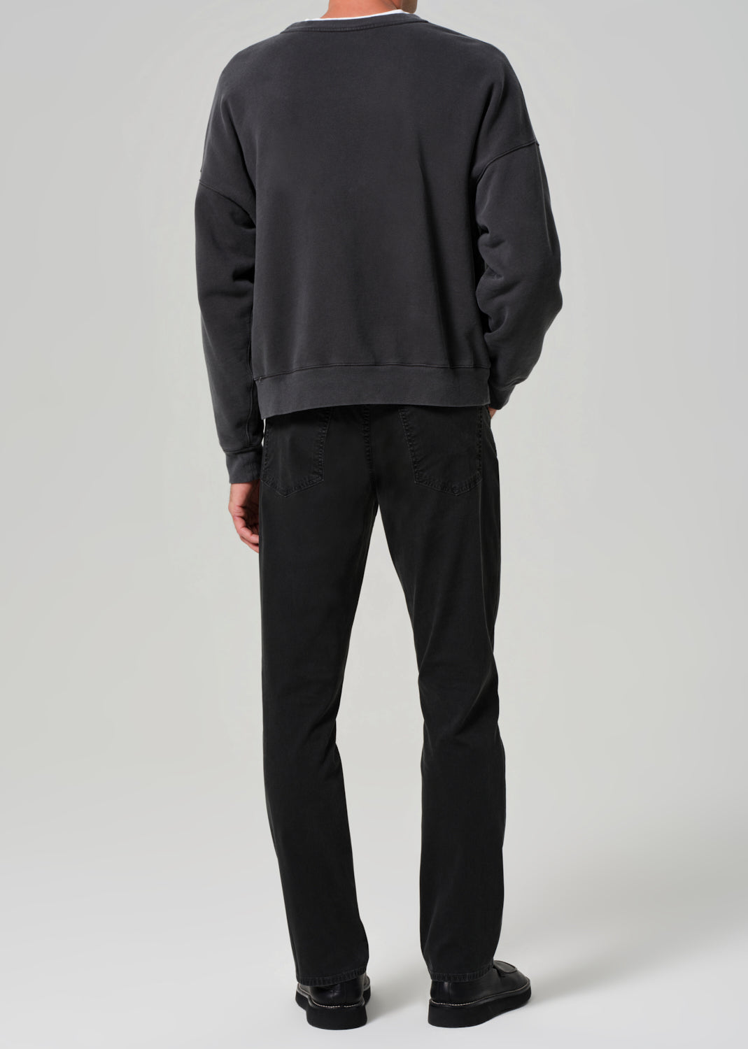 Gage Slim Straight Italian Canvas in Charred Cedar