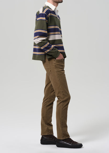 Gage Slim Straight Italian Canvas in Reservoir side