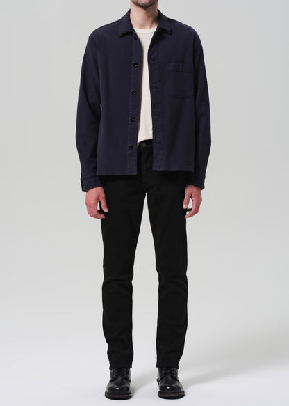 Gage Slim Straight Cashmere Denim in Starless front