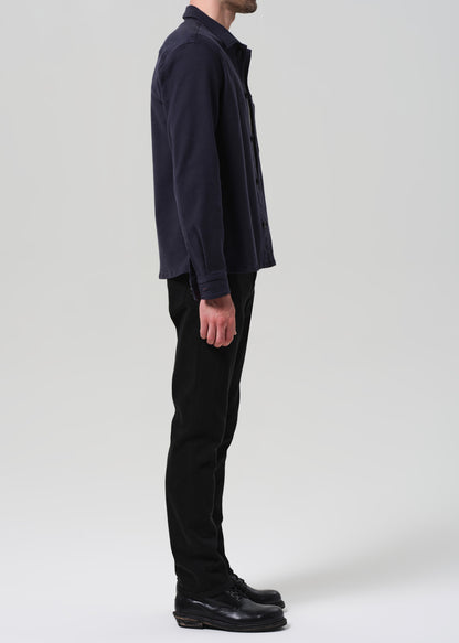 Gage Slim Straight Cashmere Denim in Starless side