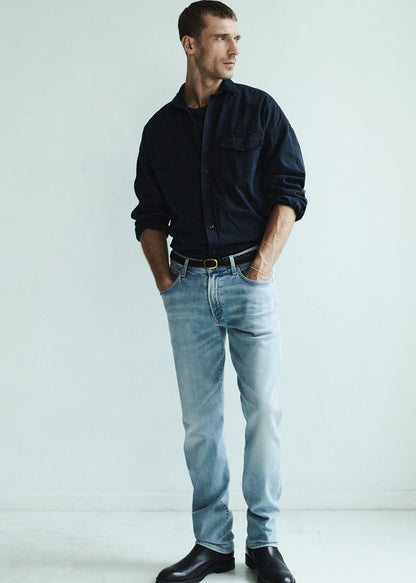 Gage Slim Straight Perform Denim in Light Wash