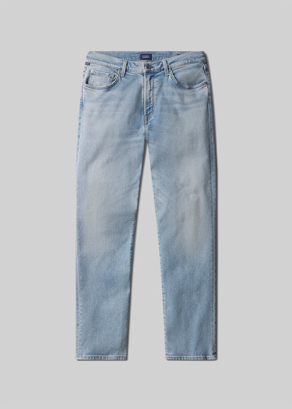Gage Slim Straight Perform Denim in Light Wash flat