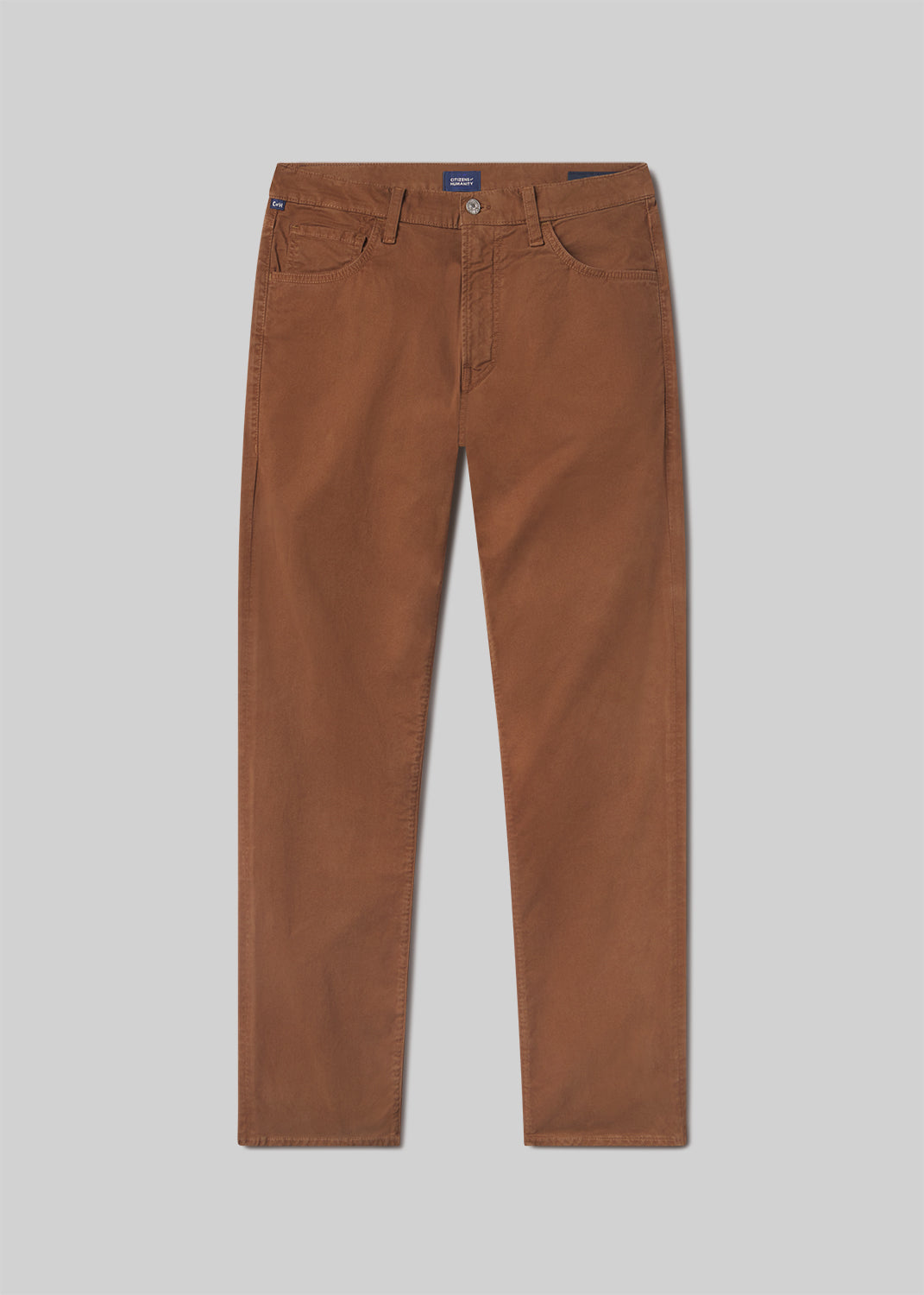 Gage Slim Straight Cashmere Touch Sateen
In Cognac