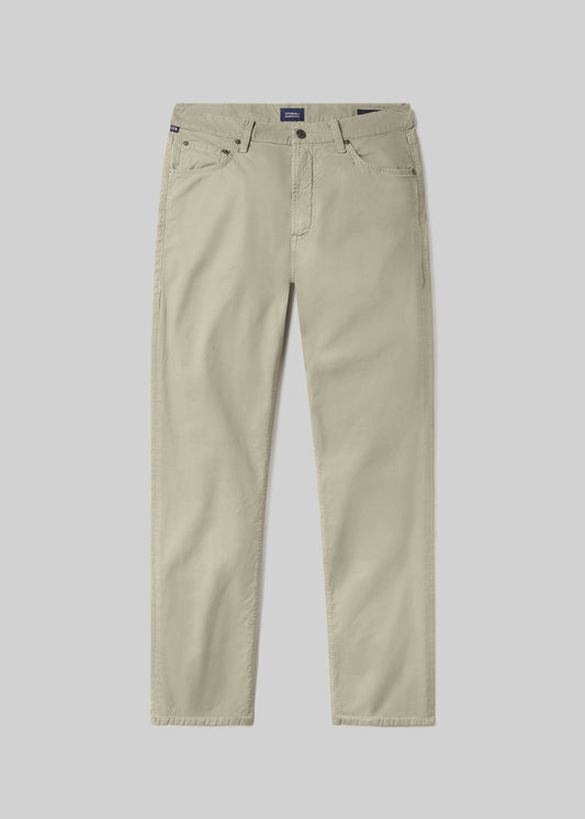 Sage green pants, front product view