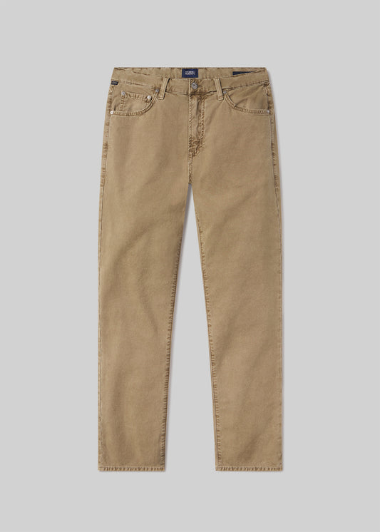 Gage Slim Straight Italian Canvas in Reservoir flat