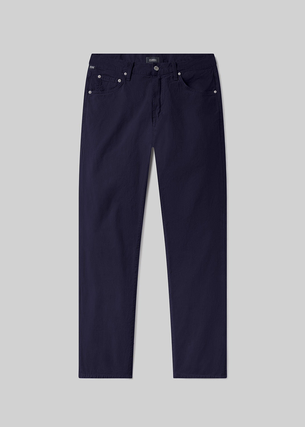 Navy pants, front product view