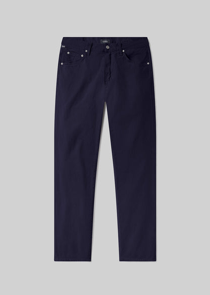 Navy pants, front product view