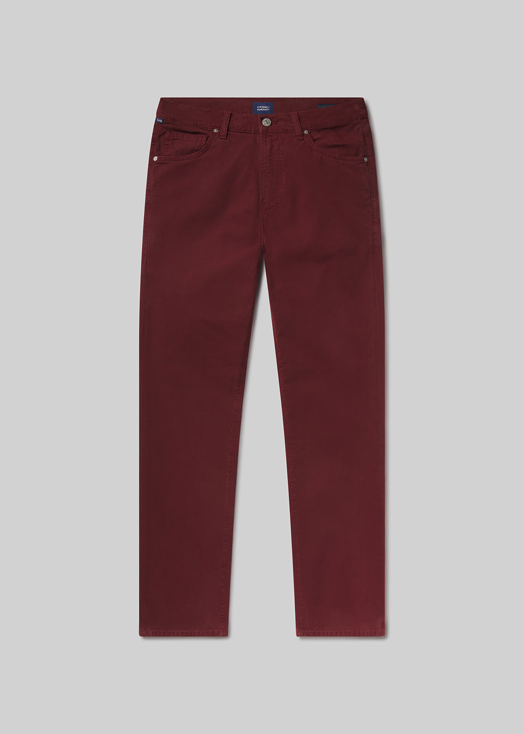 Gage Slim Straight Italian Canvas Chestnut