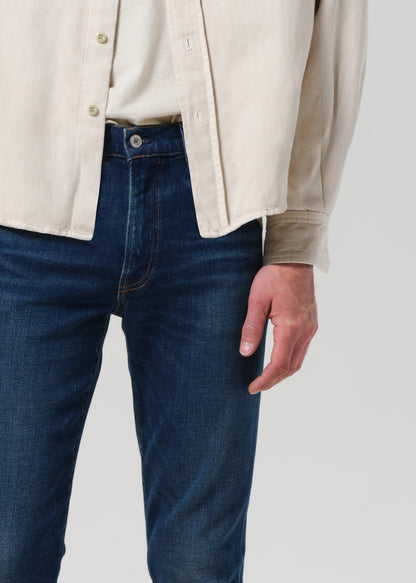 Gage Slim Straight Cashmere Denim in Condor detail