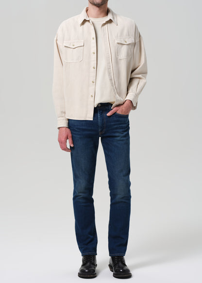 Gage Slim Straight Cashmere Denim in Condor front