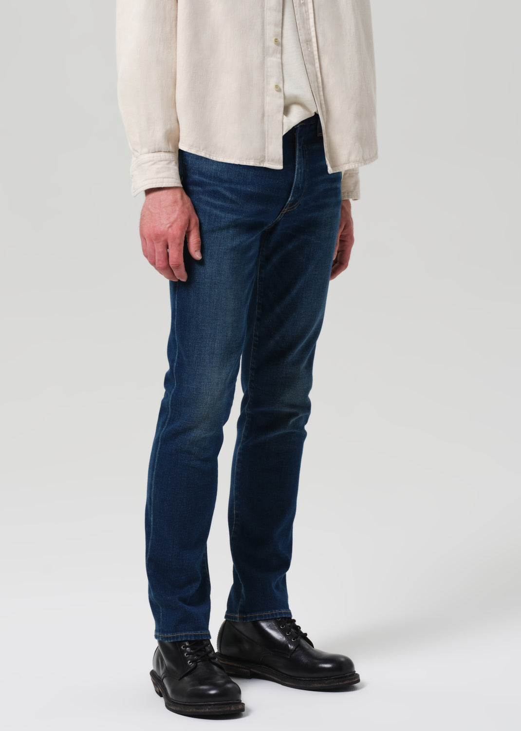 Gage Slim Straight Cashmere Denim in Condor front