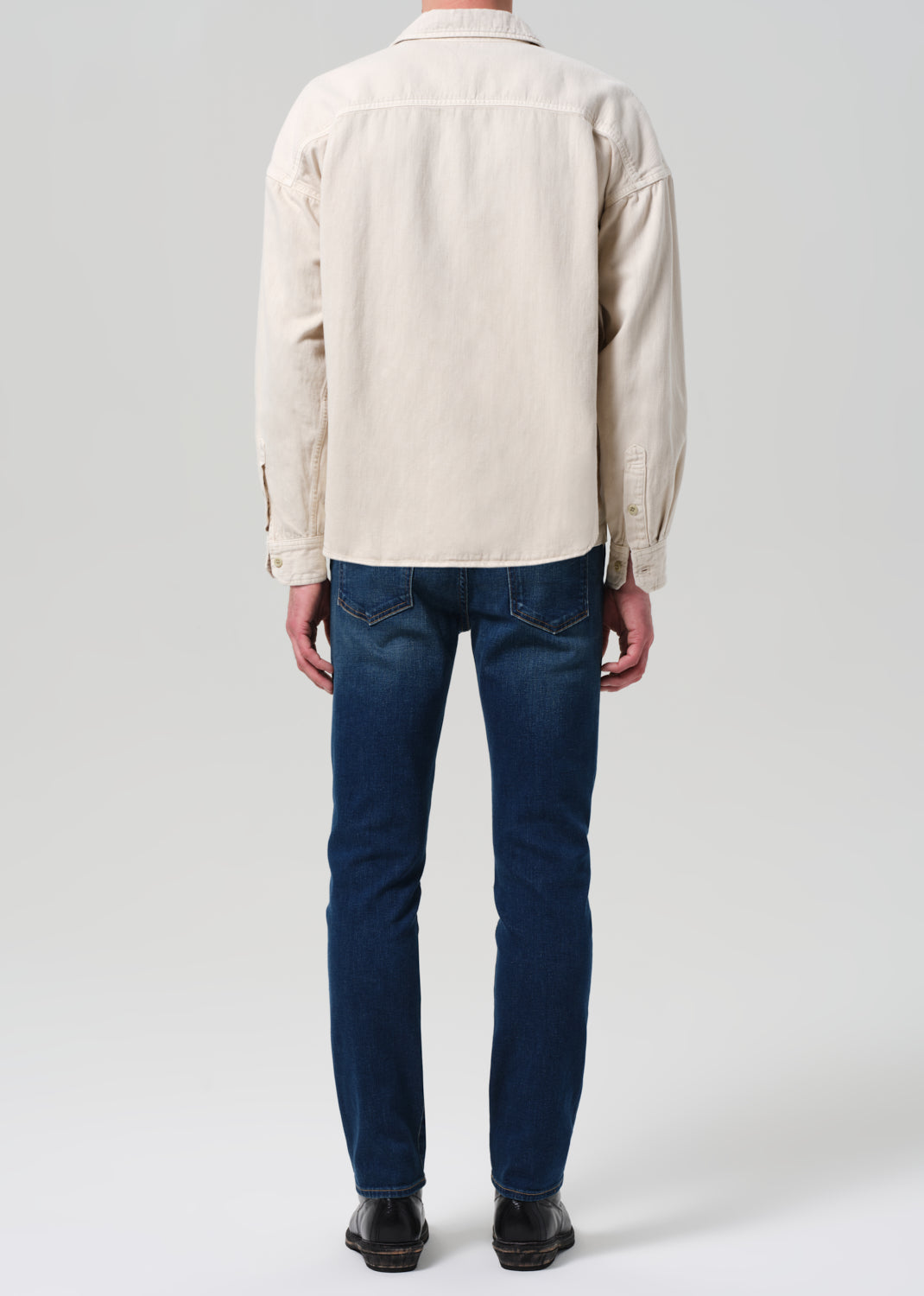 Gage Slim Straight Cashmere Denim in Condor back