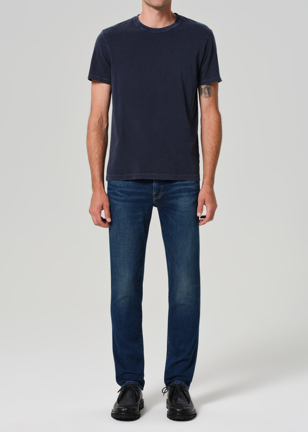 Gage Slim Straight Cashmere Denim in Condor front