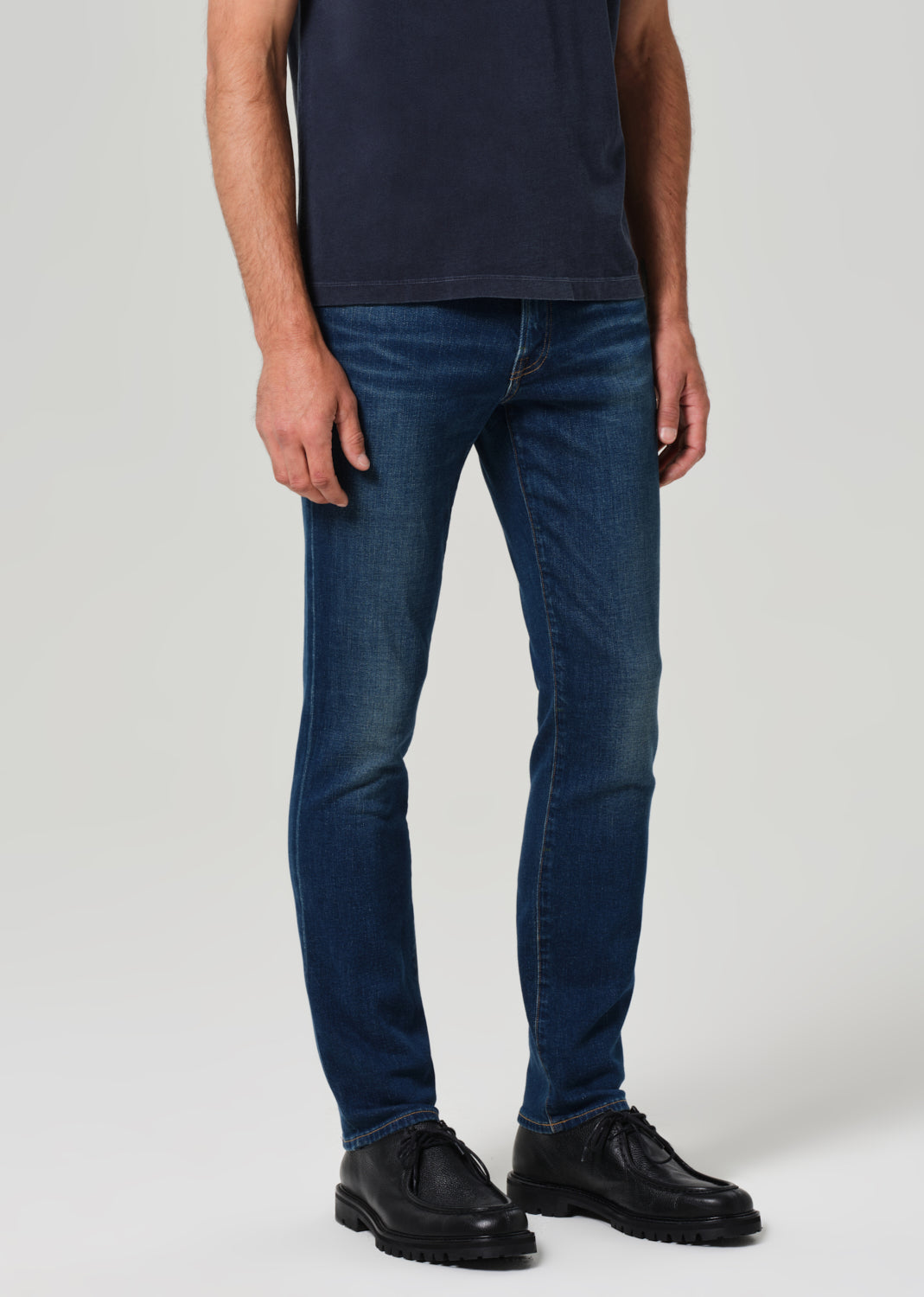 Gage Slim Straight Cashmere Denim in Condor front