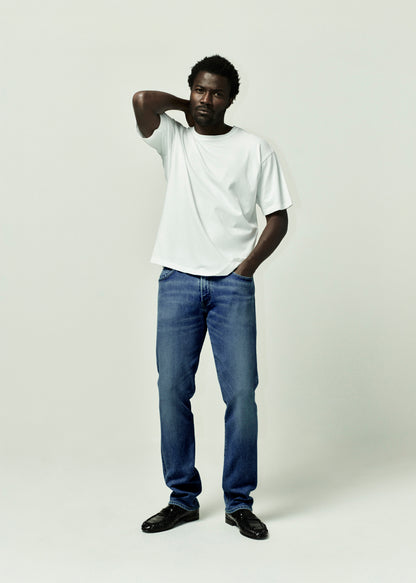 Gage Slim Straight Tropical Denim in Milestone